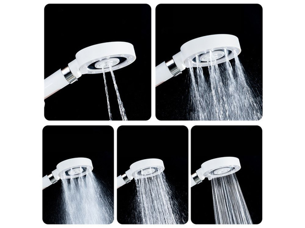 Duschkopf mit 5 strömungsmodi und anti-kalk-wasserfilter spa