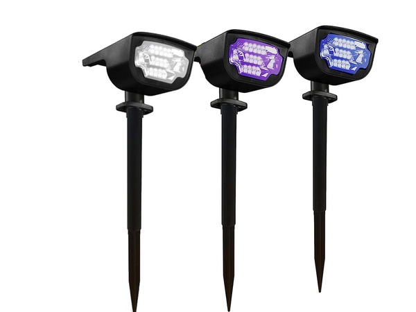 Farby solárnych záhradných lámp poháňaných led lampou