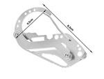 Brelok do kluczy karabińczyk survival multitool