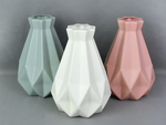 Jarron de plastico flor de esquina, jarron de esquina 20 cm