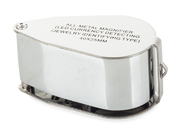 Összecsukható tüdő 2 led uv metál 40x