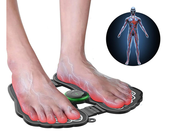 Tapis de massage des pieds ems électrostimulateur stimulateur musculaire pour la stimulation circulatoire