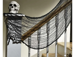 Artificiale mari negru păianjen web halloween decor 2 bucăți