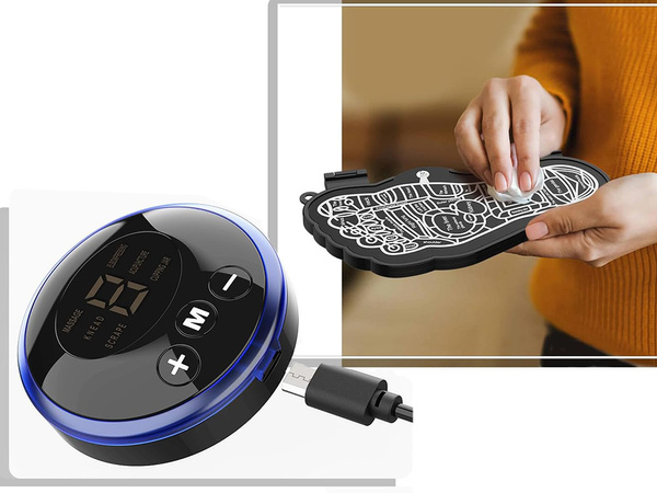 Ems masážní podložka na nohy elektrostimulátor svalový stimulátor pro stimulaci krevního oběhu