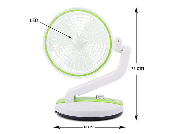 Kokkupandav ventilaator traadita laualamp seisev lauventilaator