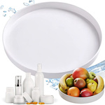 Bandeja organizadora giratoria bandeja universal 25cm cocina baño especias blanco