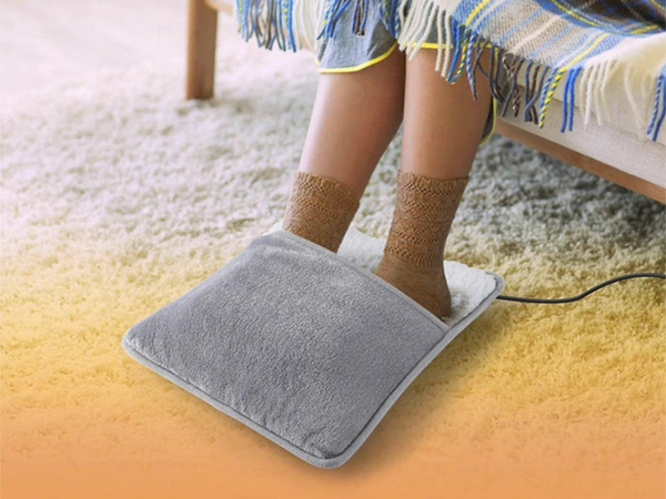 Coussin chauffant alimenté par usb pour les pieds et le corps tapis électrique doux
