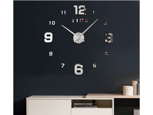 Reloj de pared 3d pegatina reloj de pared xxl grande 130 cm pegatina tranquilo