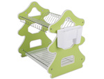 Dishwasher drying rack double-decker