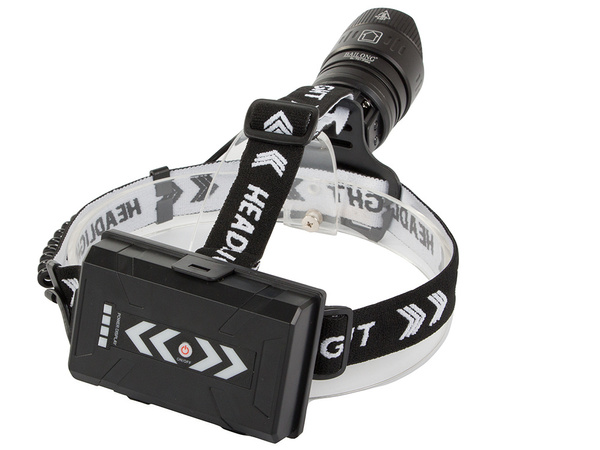Bailong led stirnlampe xhp360 powerbank zoom