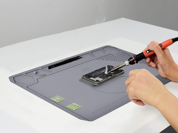 Service silicone tapis de maintenant organisateur large tampon 35cm x 25cm