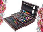 Set de arte para pintar estuche madera 143