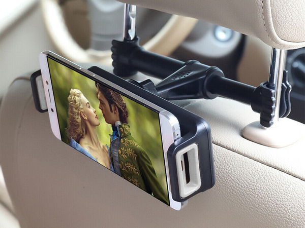 Suport auto pentru tetiera telefonului comprimat