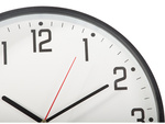 Reloj de pared grande silencioso 30cm redondo puntero fecha temperatura madera