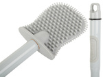 Escobilla de silicona para el baño con dispensador de líquido