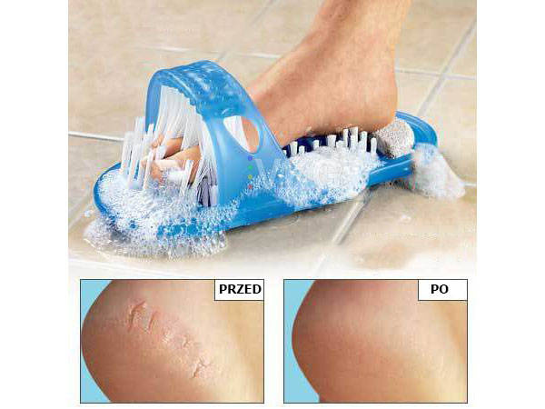 Lábkefe habkő zuhanyzó flip flops
