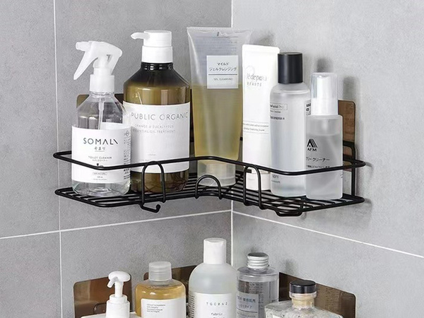 Loft ecke bad dusche regal hängen 2x haken