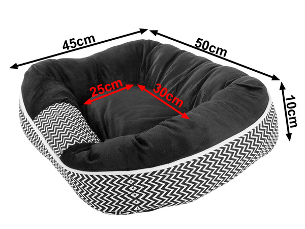 Lit pour chien chat lit moelleux canapé coussin m large