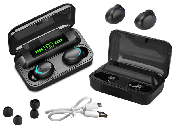 Słuchawki bezprzewodowe bluetooth f9 tws powerbank