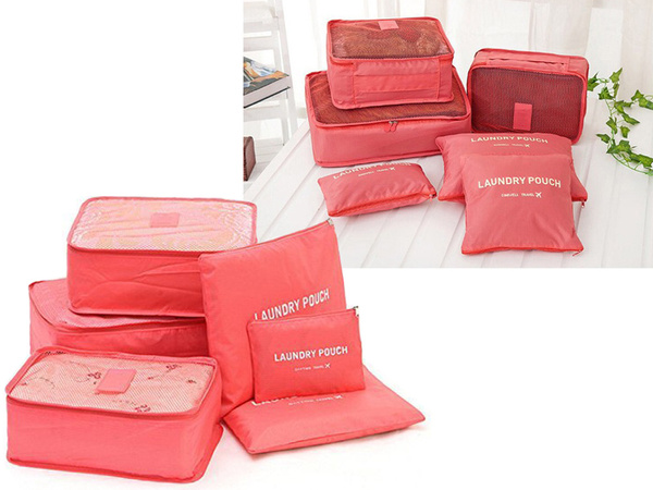 Organisateurs de voyage pour sacs à linge x6