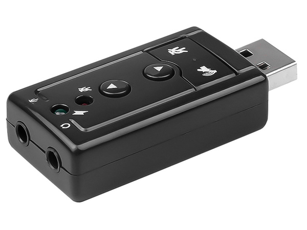 Zvočna kartica usb 7.1 mikrofon za slušalke