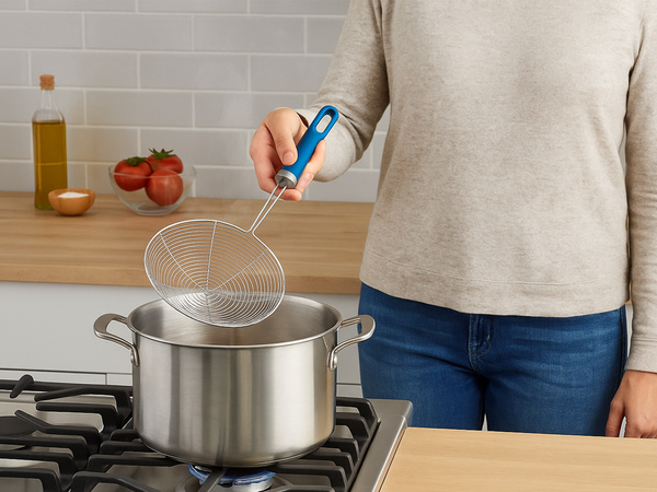 Cedzak spoon strainer ladle for frying dumplings frying spoon kitchen skimmer