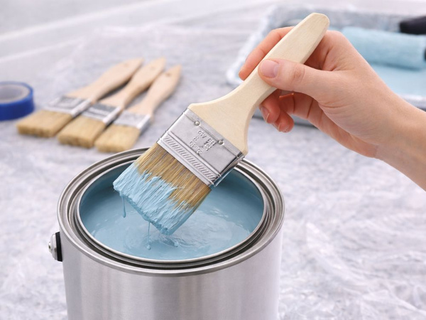 FLACHE MALERPINSEL-SET 5 STÜCK SET ZUM STREICHEN VON WÄNDEN