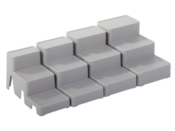 Organizator kozmetike modularni 4 v 1 kopalniška polica za shranjevanje posode stojalo