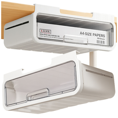 Cajón bajo la encimera de la mesa estante contenedor extraíble deslizable organizador asa