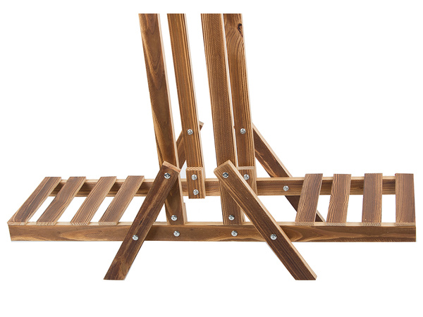 Tristopenjsko stojalo za cvetlične lončke leseni cvetlični lončki