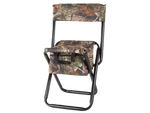Fishing chair with backrest and carry bag