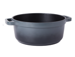 Casserole plateau de cuisson couvercle 4l induction aluminium