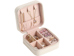 Coffret organisateur de bijoux boîte à fermeture éclair