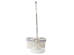 Rotary mop 360 spin turbo bucket set microfibre pad