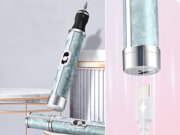 Frézka na nechty manikúra pedikúra frézy sada usb dobíjateľná batéria