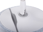 Rotary mop 360 spin bucket set 2x microfibre pads