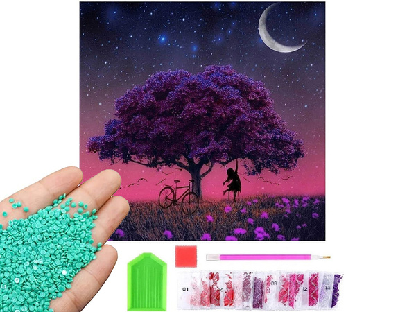 Diamantová výšivka stromu sada diamantová maľba
