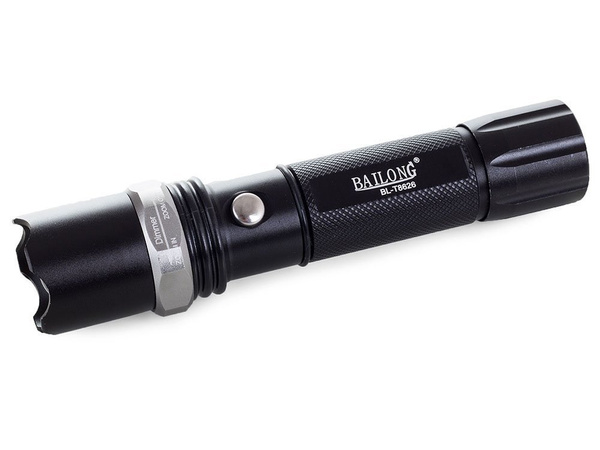 Bailong taktikaline led-torch zoom xml t6 batut