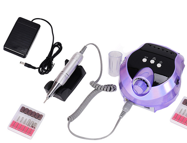 Fraiseuse pour ongles manucure pédicure 80 w professionnelle puissante + 6 fraises