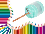 Electric pencil sharpener for schools