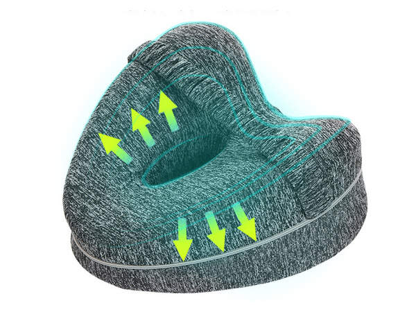 Coussin orthopédique cale jambe entre les genoux pour dormir séparateur de jambe