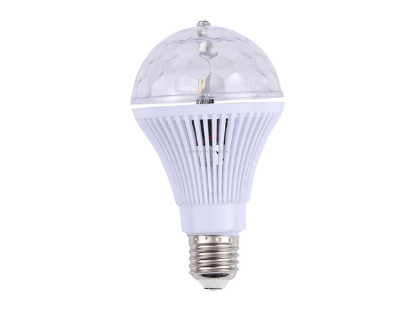 Bec led rgb rotativ e27 disco ball