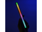 USB VIEDOL ZVUKOVÁ ODOZVA VIACFAREBNÉ NEÓNOVÉ RGB BATÉRIE