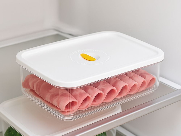 Контейнер для продуктов с крышкой герметичный органайзер для кухни 1,4 л 1400 мл