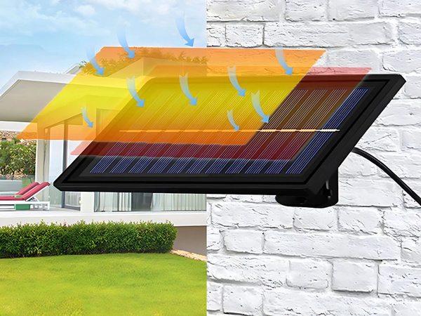 Lampe suspendue solaire led pour l'extérieur avec télécommande détecteur de crépuscule