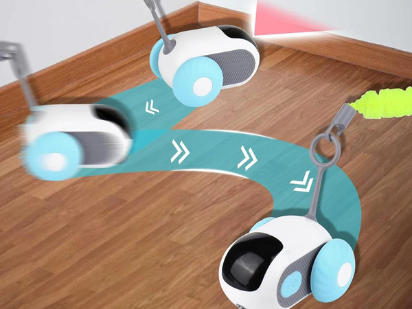 Interactive cat toy remote control escaping usb-c remote control