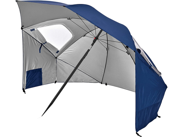 Strandschirm bildschirm faltbares gartenzelt 2in1 xxl gross mit uv-filter