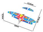 Polystyrene aeroplane flying foam usb led glider dart motor