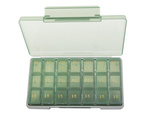 Medicine container tablets box time of day medication cassette weekly
