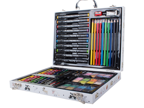 Artist's set for painting in case 64 pcs